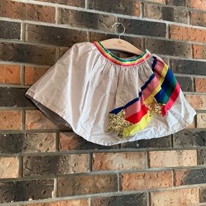 Mini Boden Shooting Star Rainbow🌈 skirt